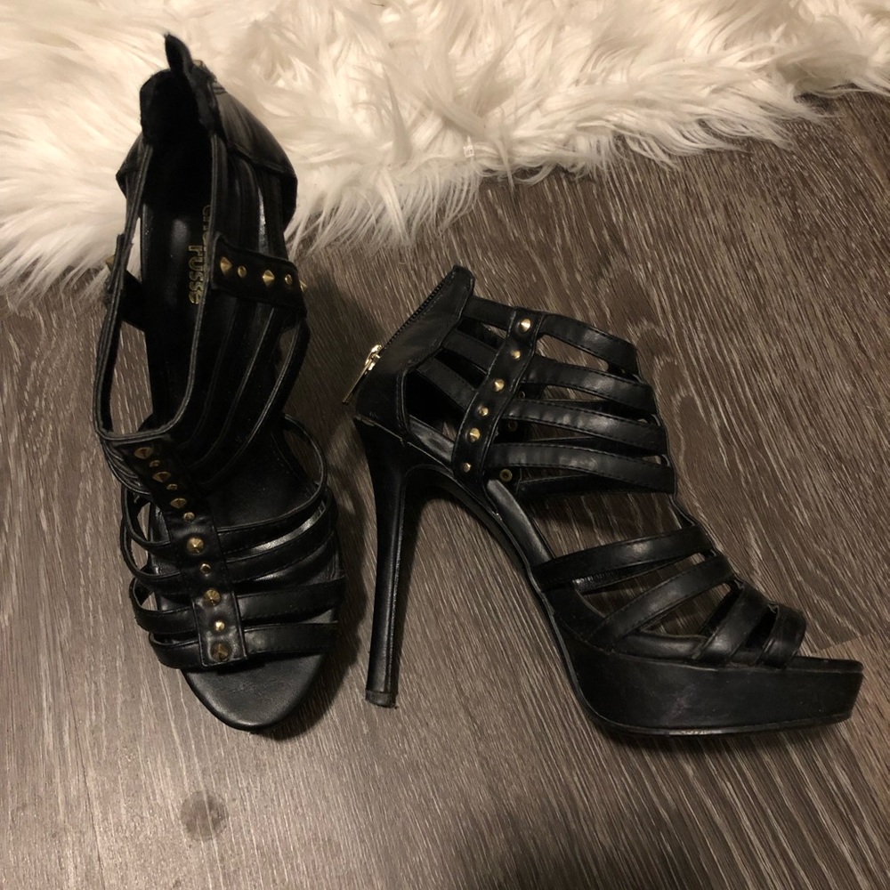 Black heels